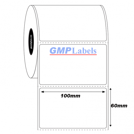 Decal tem nhãn 100x60mm cuộn 50m