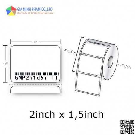 Decal 2inch x 1.5inch x 935 tem