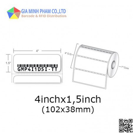 Decal 4inch x 1.5inch x 935 tem