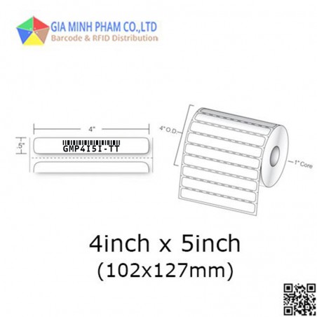 Decal 4inch x 5inch, 100m