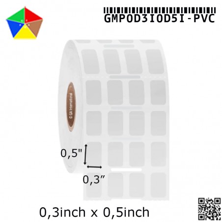 Decal nhãn kho lạnh 0.3inch x 0.5inch X 4000 tem