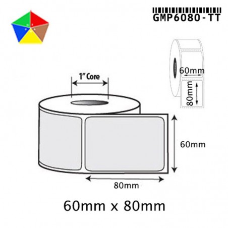 Decal 60mm x 80mm x 50m