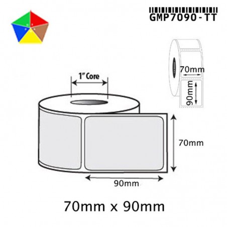 Decal 70mm x 90mm x 50m