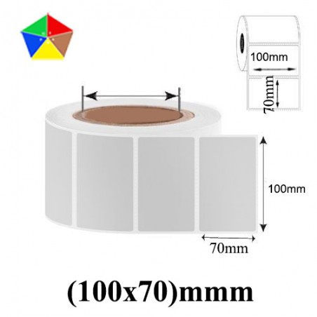 Decal tem nhãn 100x70mm cuộn 150m