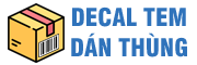 Decal in tem dan thung hang