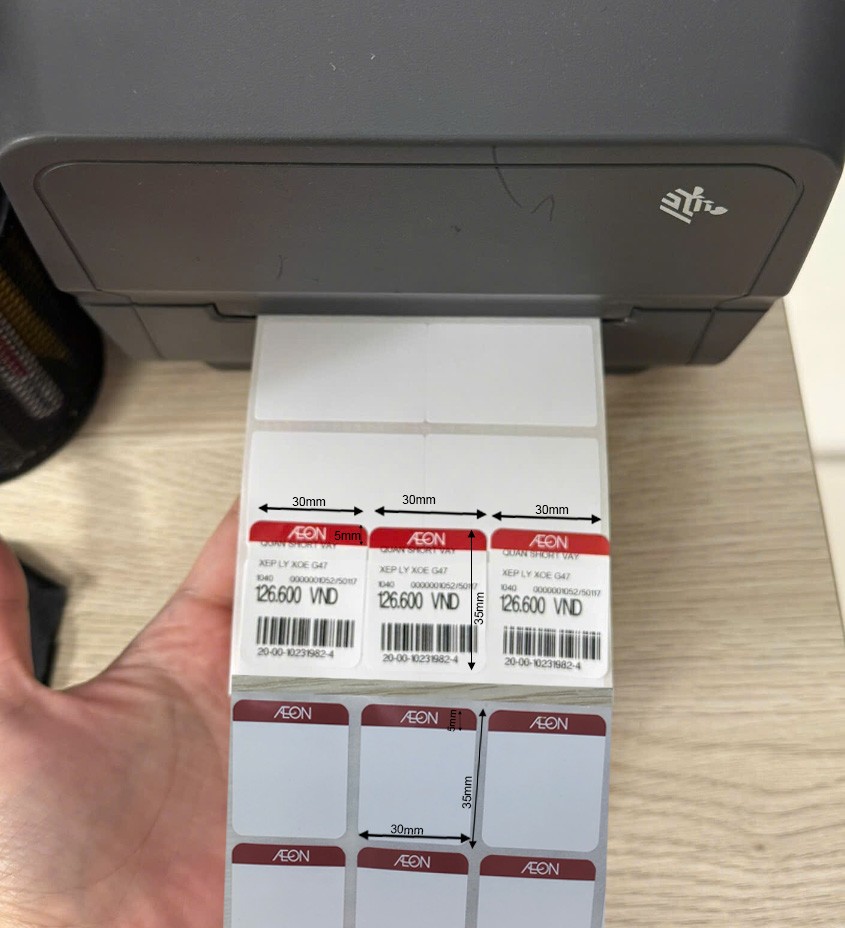 Ứng dụng của tem nhãn và ruy băng mực trong ngành Bán lẻ